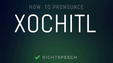 First learned it in Spanish class in high school. . Pronunciation of xochitl